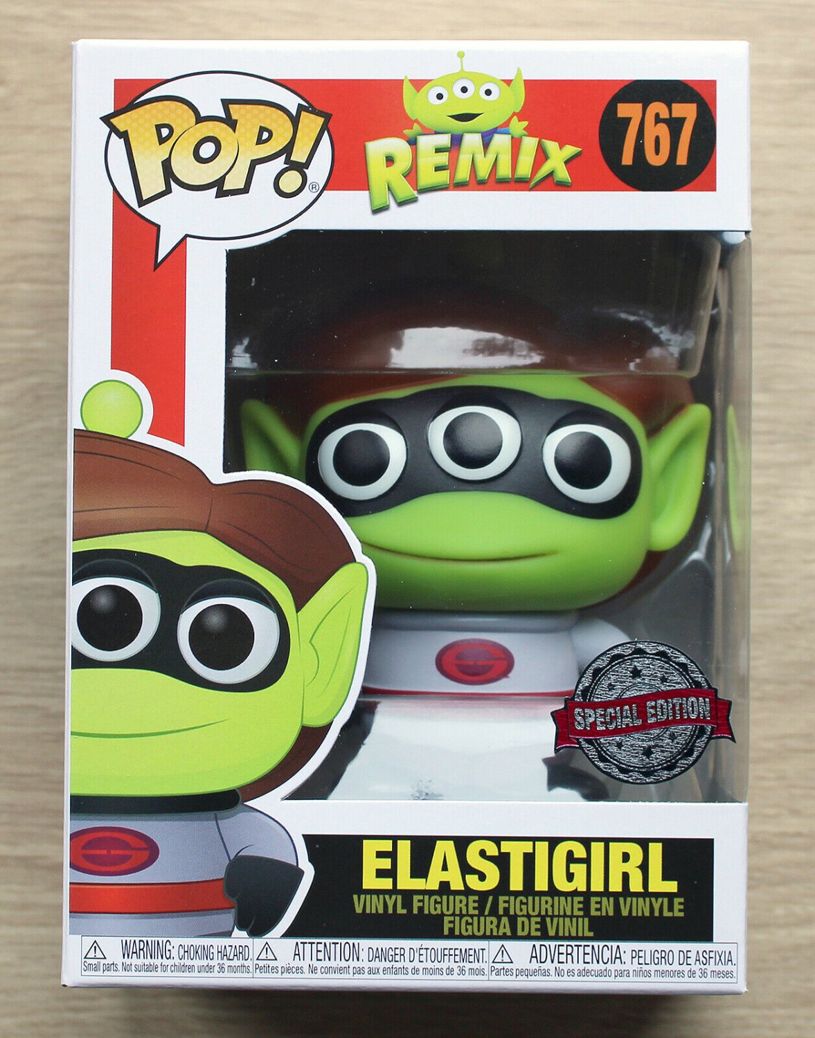 Funko Pop Disney Alien Remix Elastigirl + Free Protector