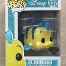Funko Pop Disney The Little Mermaid Flounder Diamond Glitter + Free Protector