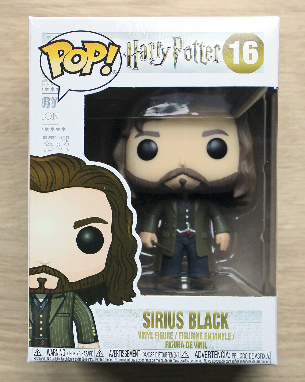 Funko Pop Harry Potter Sirius Black + Free Protector