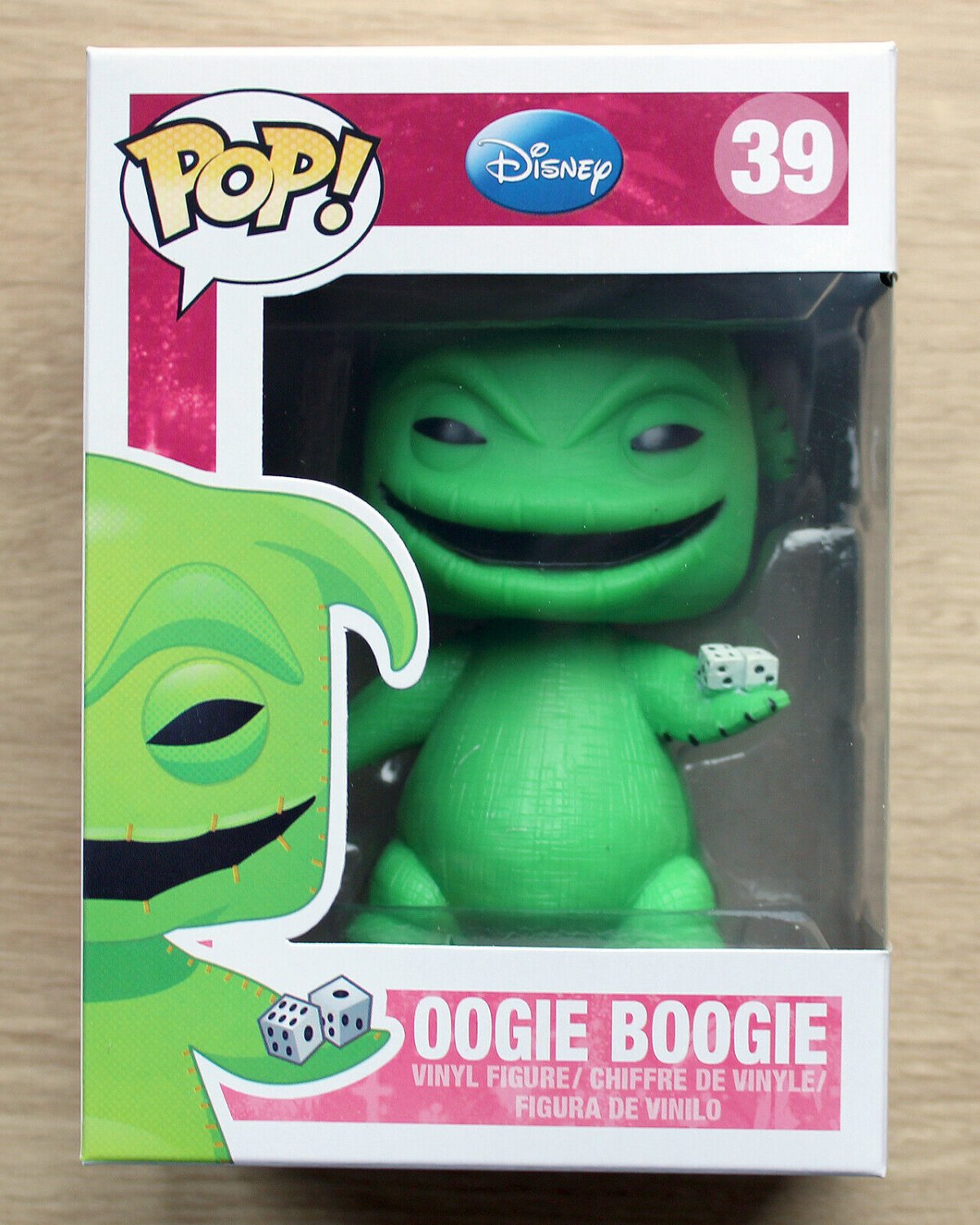 Funko Pop Disney NBC Oogie Boogie + Free Protector