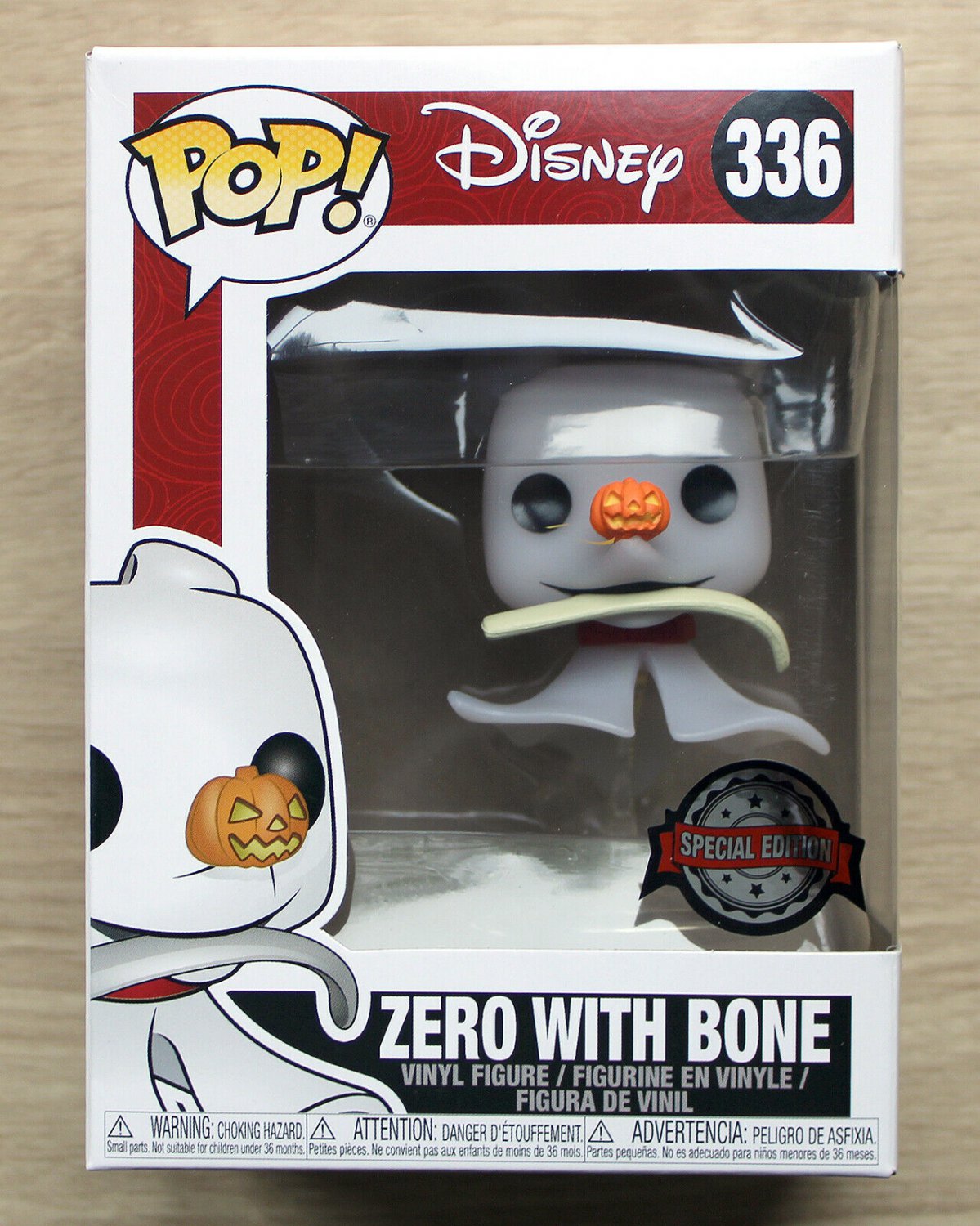 Funko Pop Disney NBC Zero With Bone + Free Protector