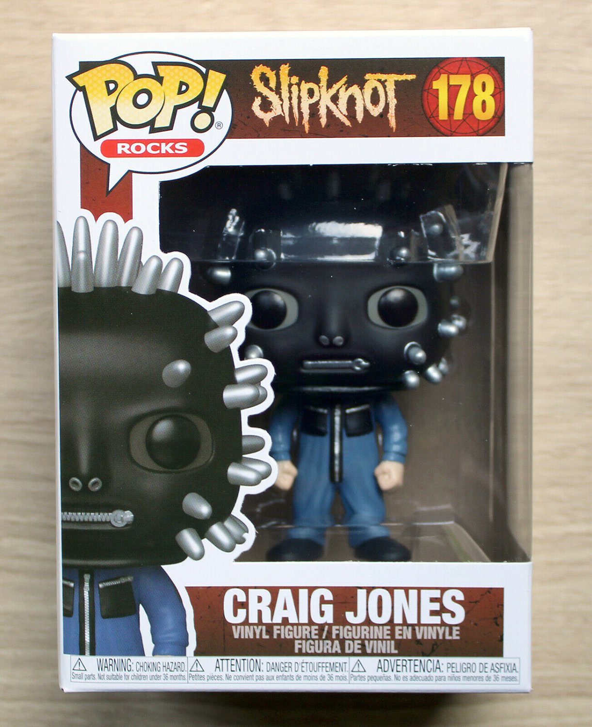 Funko Pop Rocks Slipknot Craig Jones + Free Protector