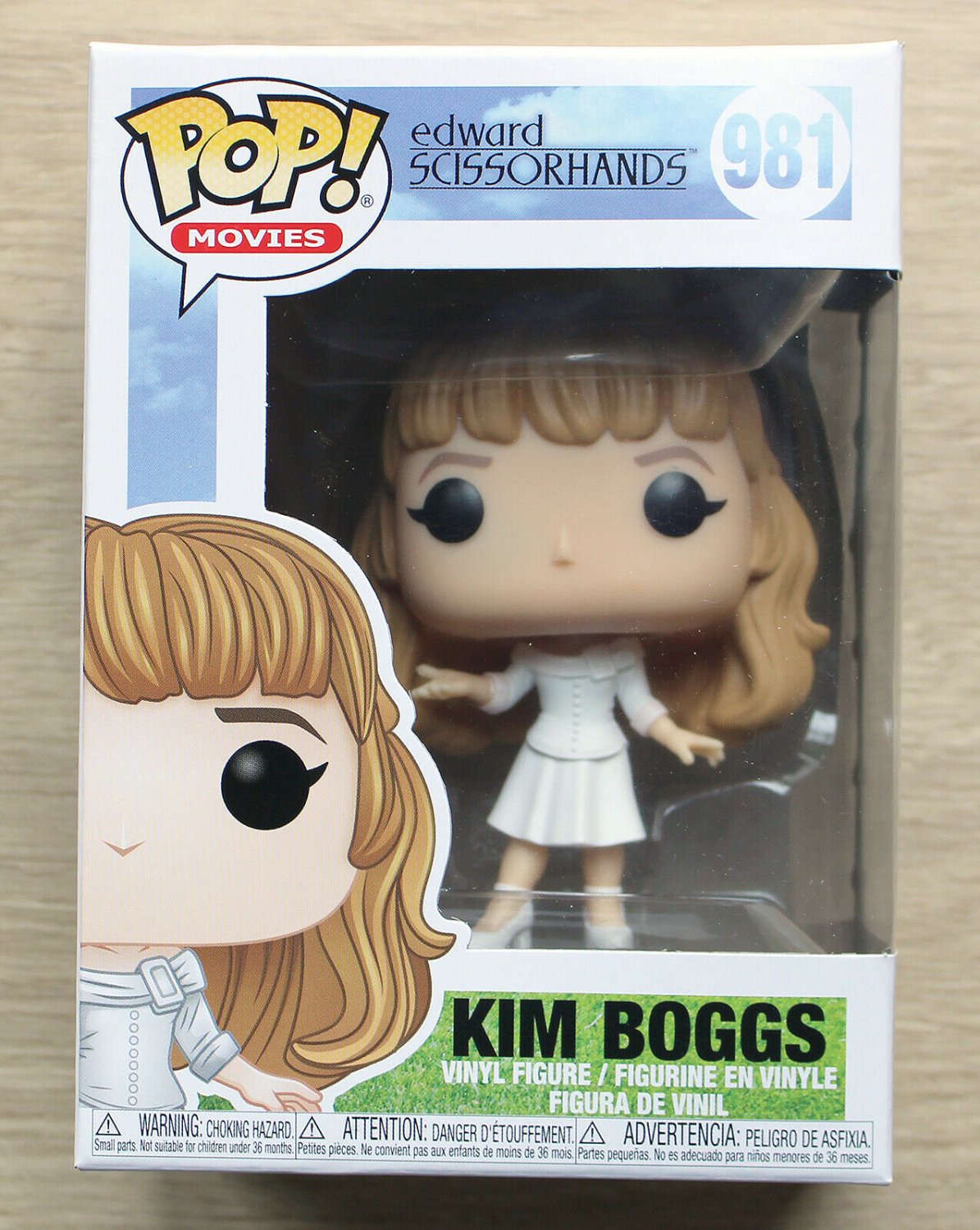 Funko Pop Edward Scissorhands Kim Boggs + Free Protector