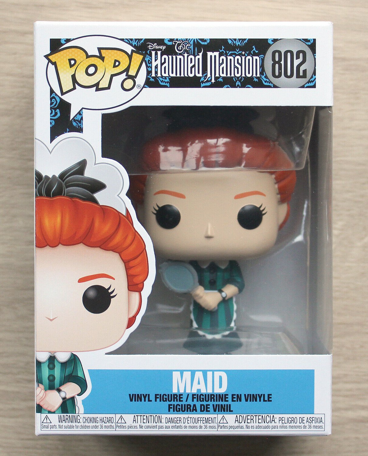 Funko Pop Disney The Haunted Mansion Maid + Free Protector