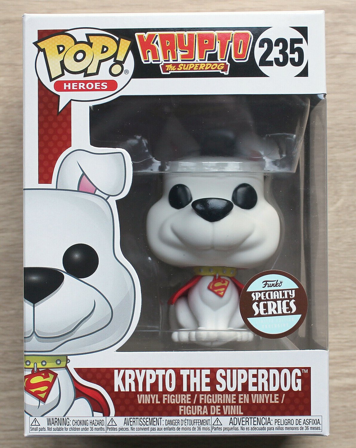 Funko Pop DC Heroes Krypto The Superdog + Protector