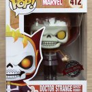 Funko Pop Marvel Doctor Strange Ghost Rider + Free Protector