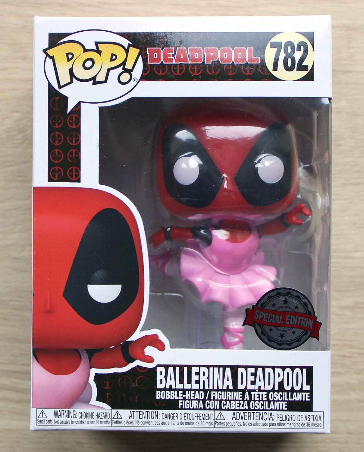Funko Pop Marvel Deadpool Ballerina + Free Protector