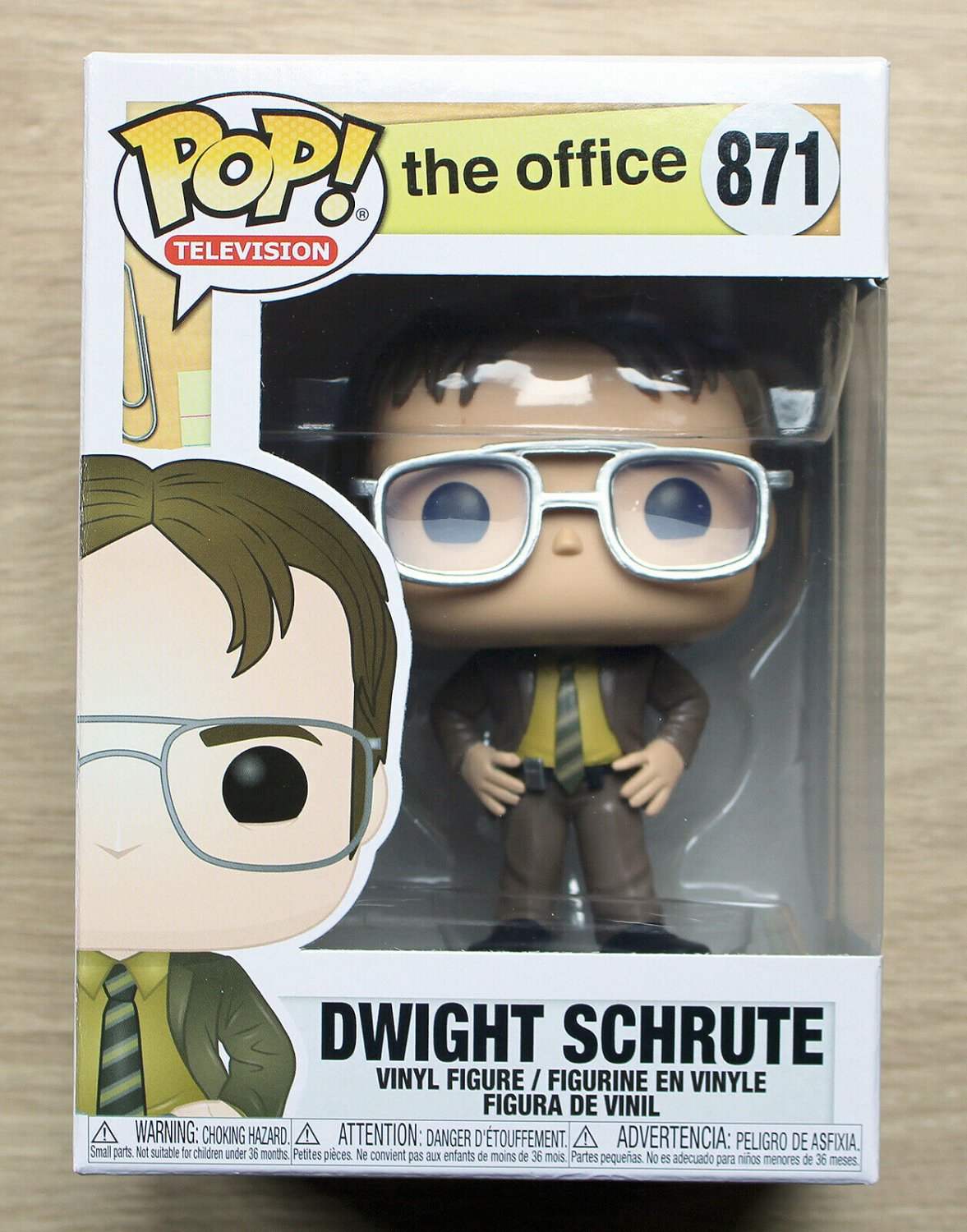 Funko Pop The Office Dwight Schrute + Free Protector