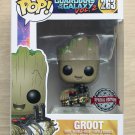 Funko Pop Guardians Of The Galaxy Vol 2 Groot With Bomb + Protector