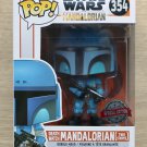 Funko Pop Star Wars The Mandalorian Death Watch Two Stripes + Free Protector