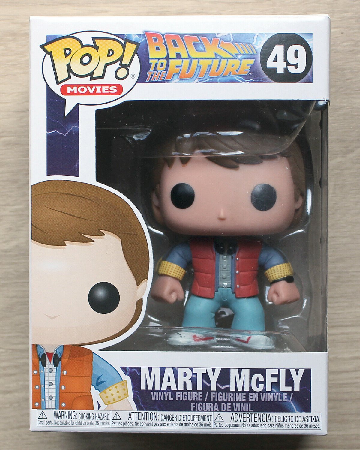 Funko Pop Back To The Future Marty McFly + Free Protector