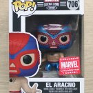 Funko Pop Marvel Lucha Libre El Aracno Metallic + Free Protector