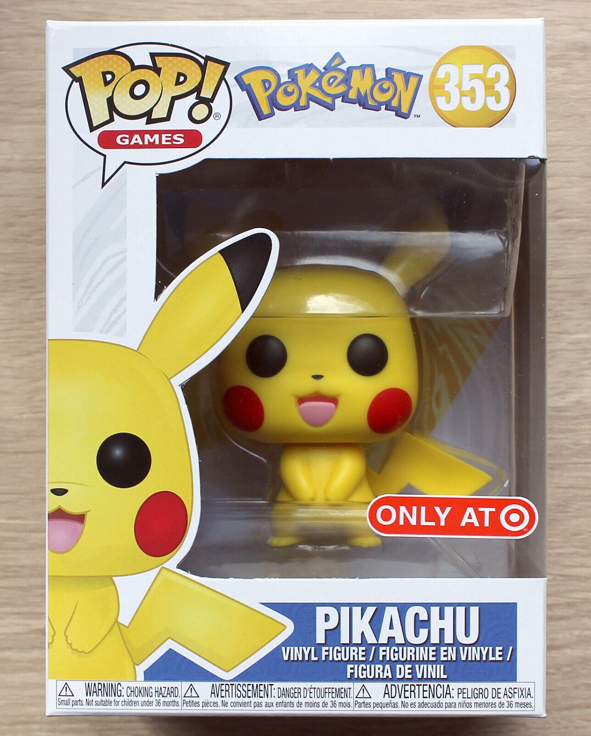 Funko Pop Pokemon Pikachu Target + Free Protector