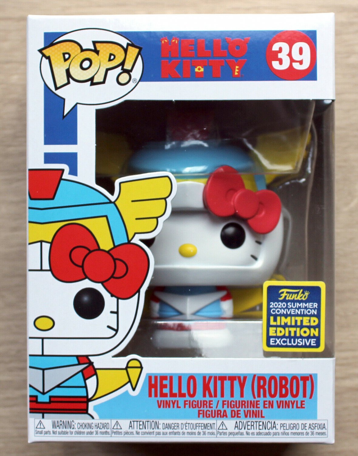 Funko Pop Hello Kitty Robot SDCC + Free Protector