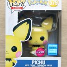 Funko Pop Pokemon Pichu Flocked Wondercon + Free Protector