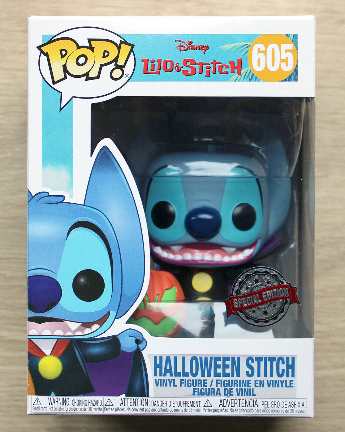 Funko Pop Disney Lilo & Stitch - Halloween Stitch + Free Protector