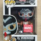 Funko Pop Marvel Lucha Libre El Venenoide Metallic + Free Protector