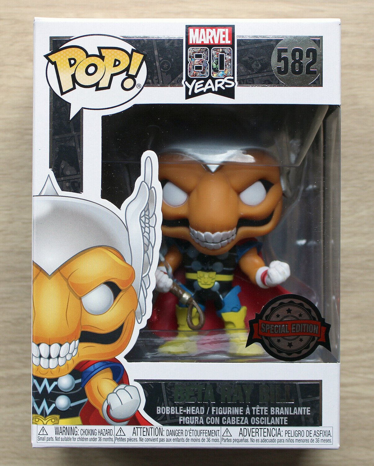 Funko Pop Marvel 80 Years Beta Ray Bill + Protector
