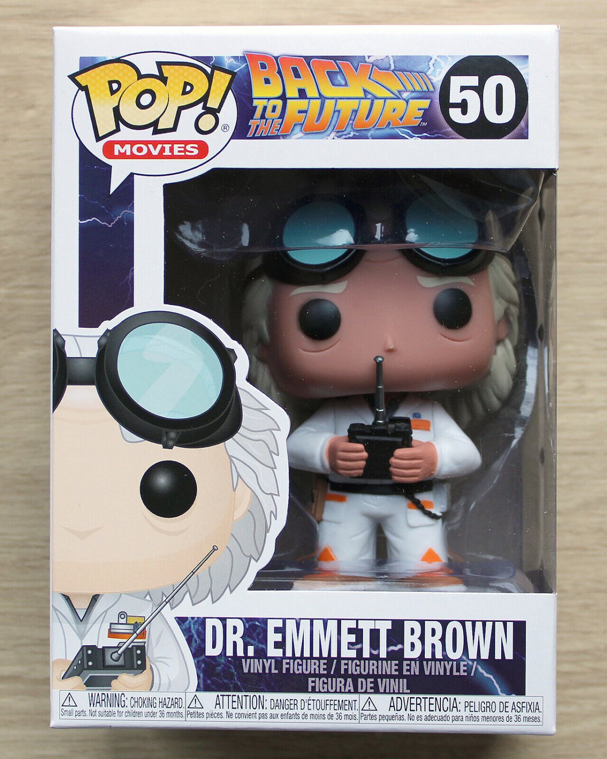 Funko Pop Back To The Future Dr Emmett Brown + Free Protector