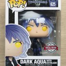 Funko Pop Disney Kingdom Of Hearts III Dark Aqua With Keyblade + Free Protector