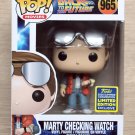 Funko Pop Back To The Future Marty Checking Watch SDCC + Free Protector