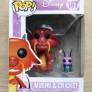 Funko Pop Disney Mulan - Mushu & Cricket + Free Protector