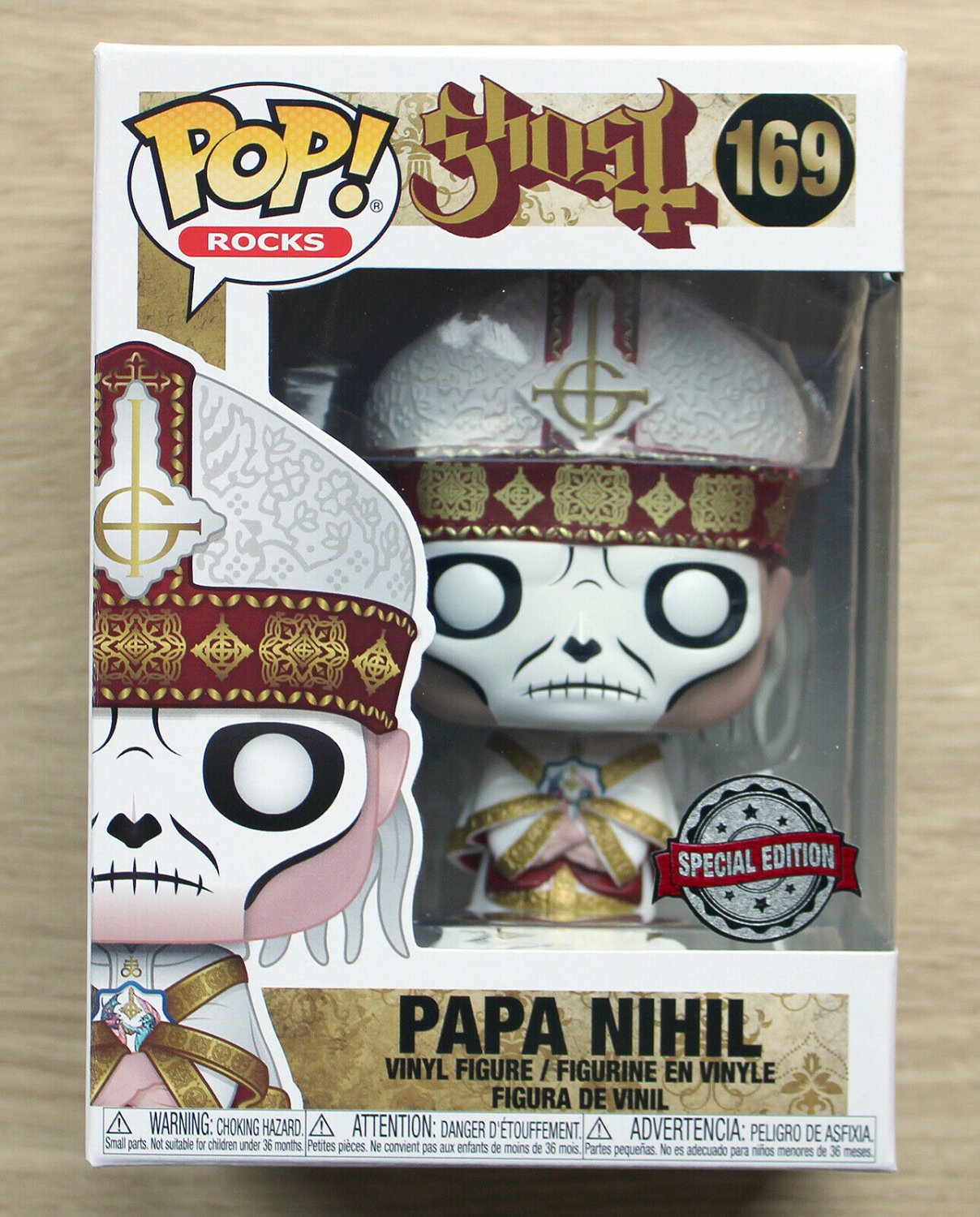 Funko Pop Rocks Ghost Papa Nihil + Free Protector