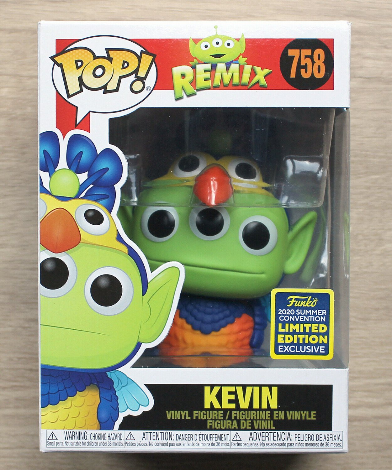Funko Pop Disney Alien Remix Kevin SDCC + Free Protector