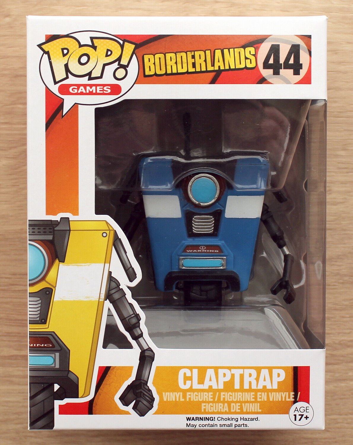 Funko Pop Games Borderlands Claptrap Blue + Free Protector