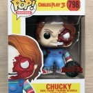 Funko Pop Child's Play 3 Chucky Battle Damaged + Free Protector