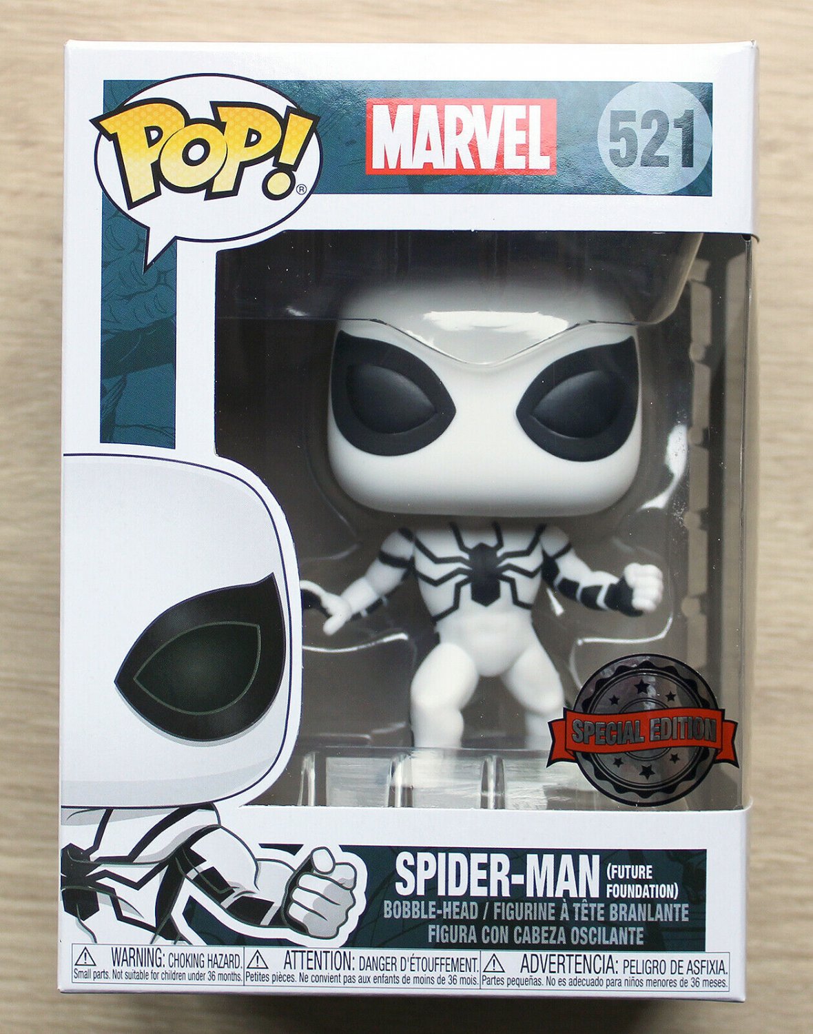 Funko Pop Marvel Spider-Man Future Foundations + Free Protector
