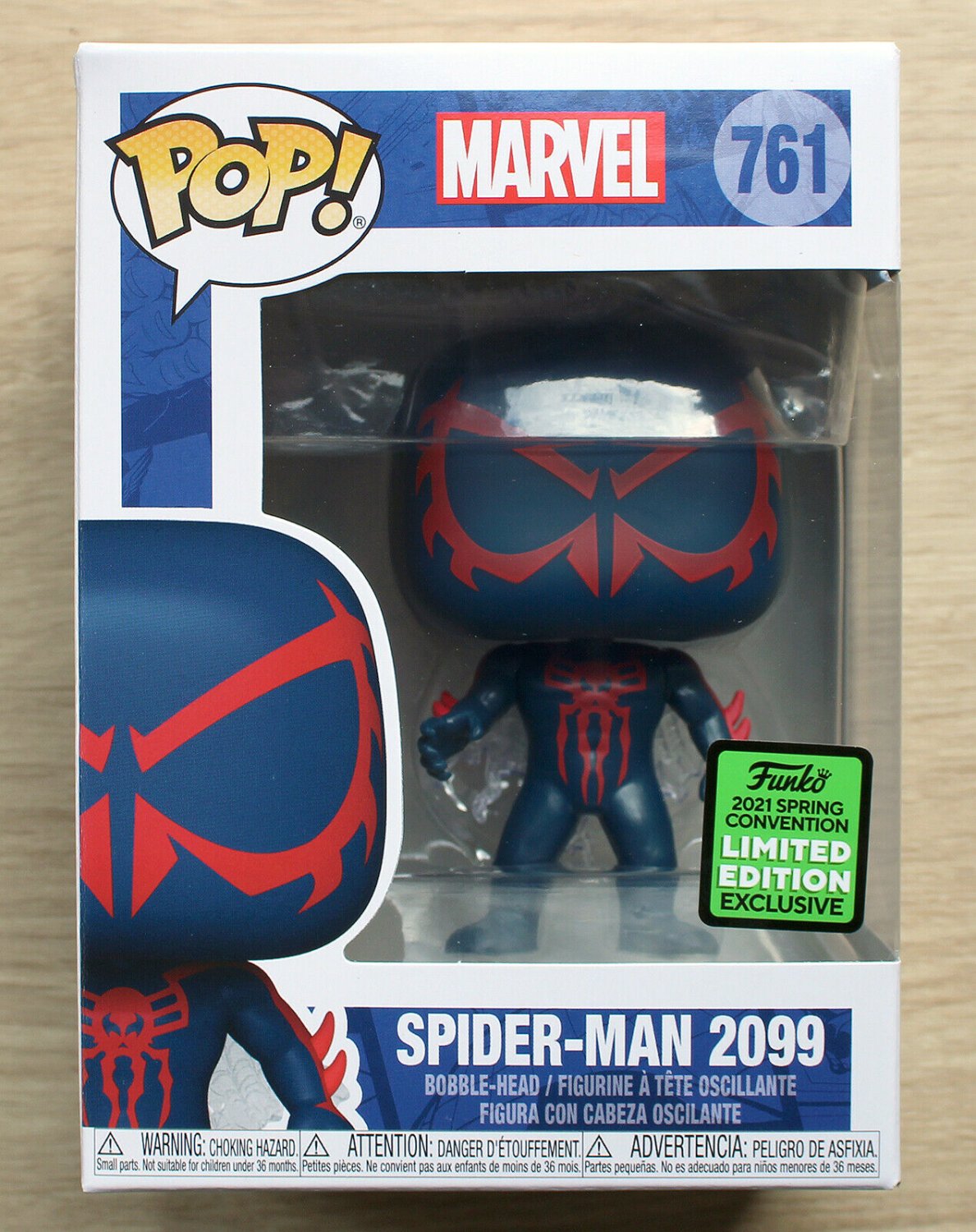 Funko Pop Marvel Spider-Man 2099 ECCC + Free Protector
