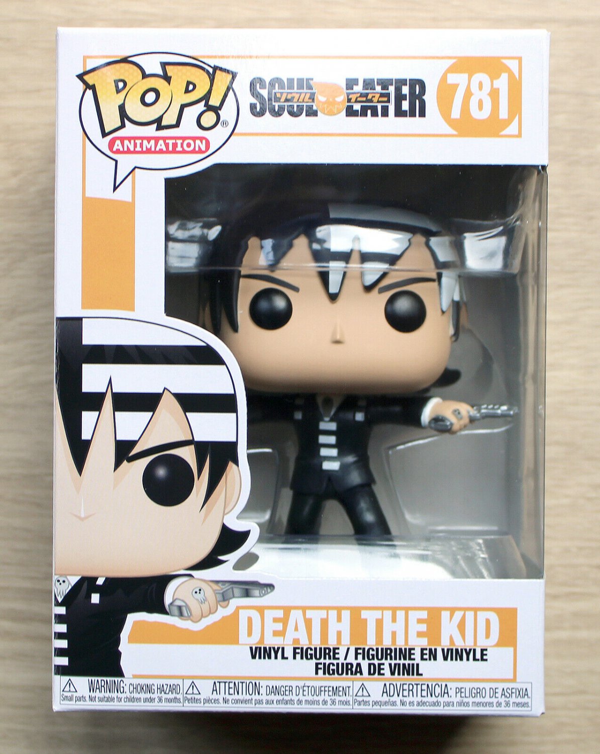 Funko Pop Soul Eater Death The Kid + Free Protector