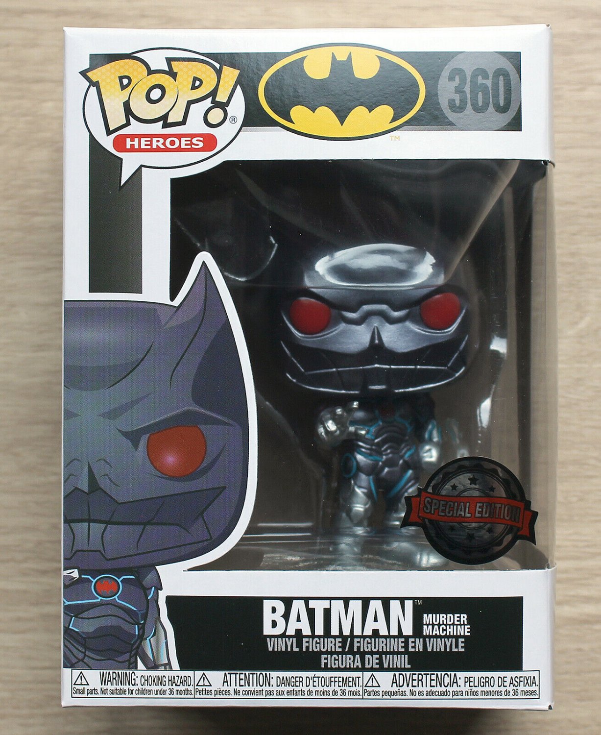 Funko Pop DC Heroes Batman Murder Machine + Free Protector