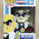 Funko Pop Underdog Simon Bar Sinister GITD + Free Protector