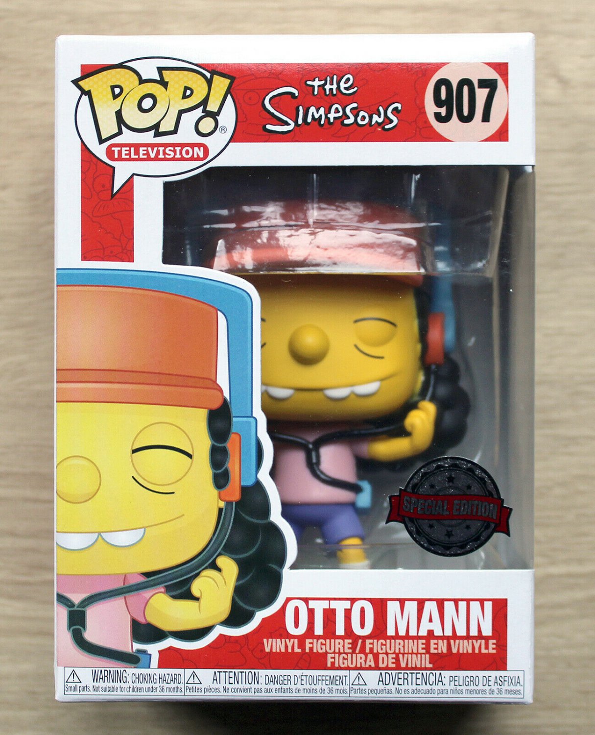 Funko Pop The Simpsons Otto Mann + Free Protector