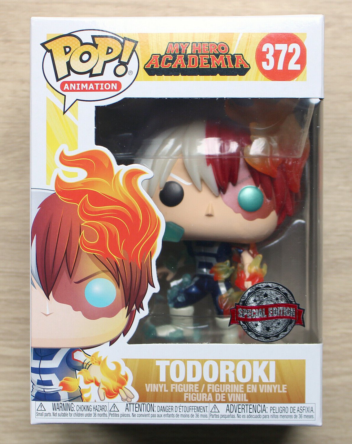 Funko Pop My Hero Academia Todoroki Metallic + Free Protector