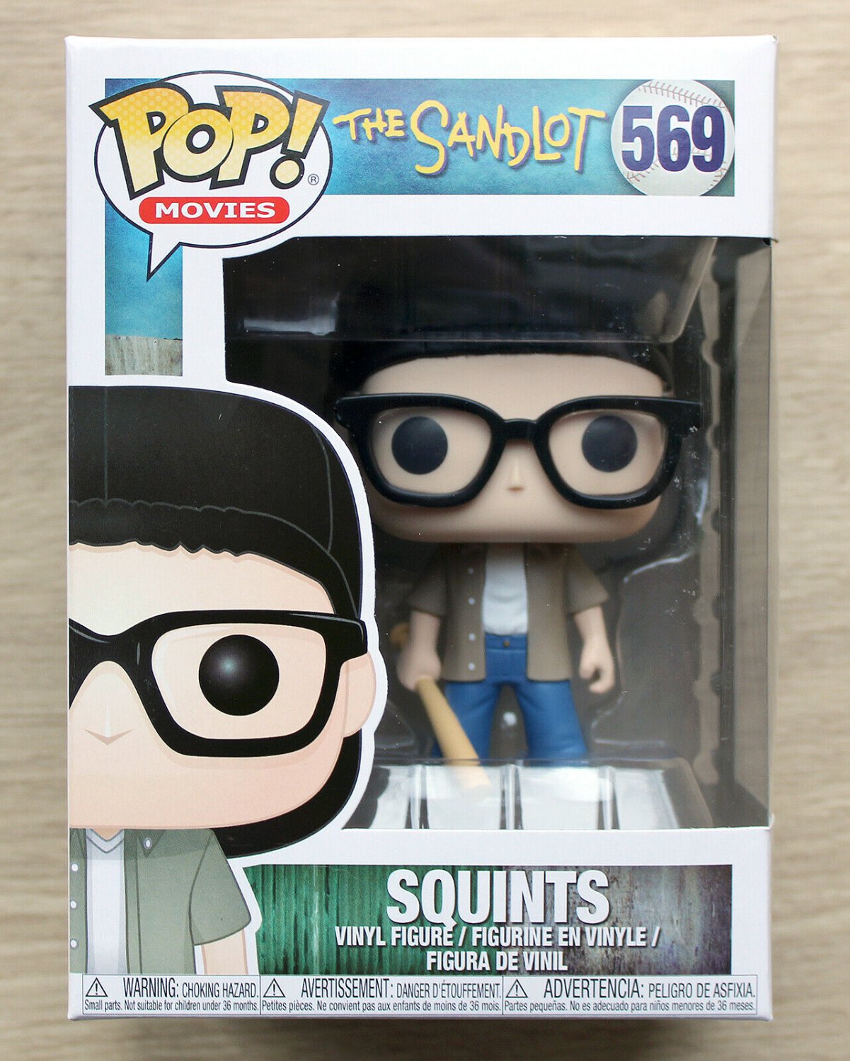 Funko Pop The Sandlot Squints + Free Protector