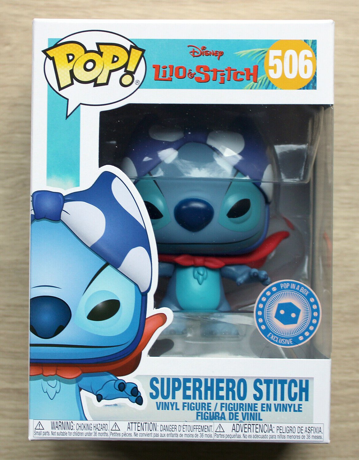 Funko Pop Disney Lilo & Stitch - Superhero Stitch + Free Protector