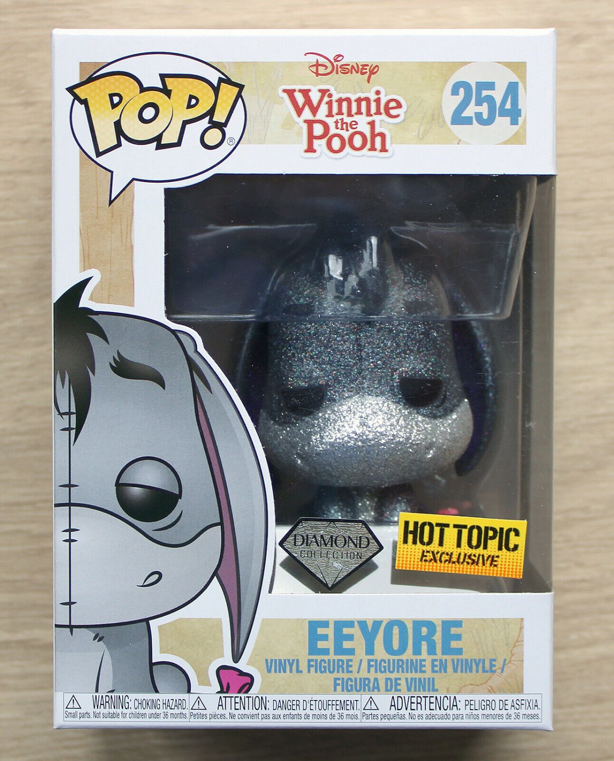 Funko Pop Disney Eeyore Diamond Glitter + Free Protector