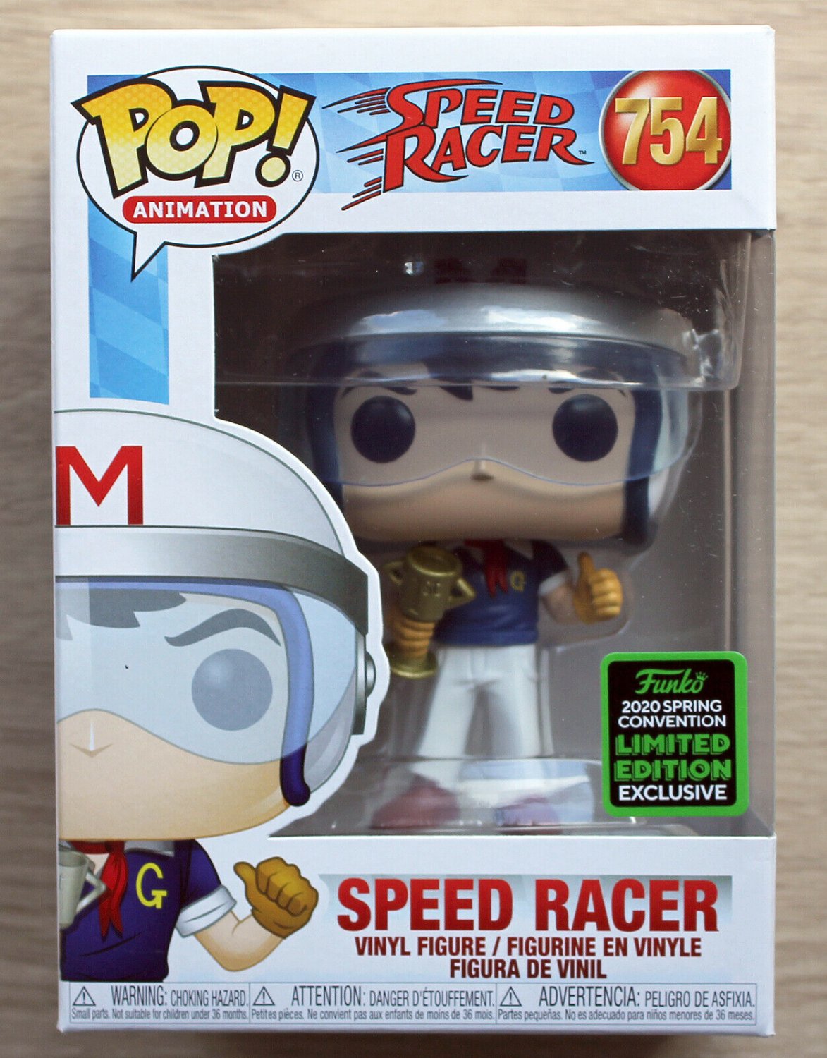 Funko Pop Speed Racer With Trophy ECCC + Free Protector