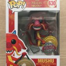 Funko Pop Disney Mulan Mushu With Gong Diamond Glitter + Free Protector