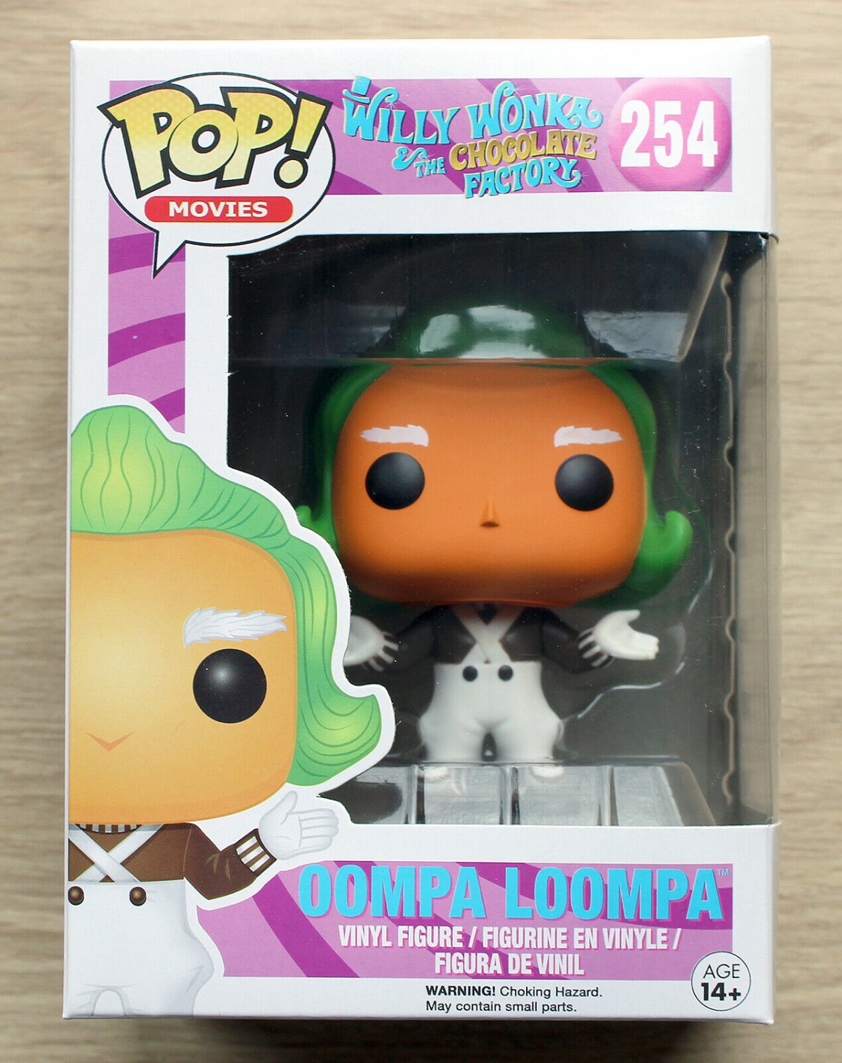 Funko Pop Willy Wonka & The Chocolate Factory Oompa Loompa (Box Wear) + Protectr