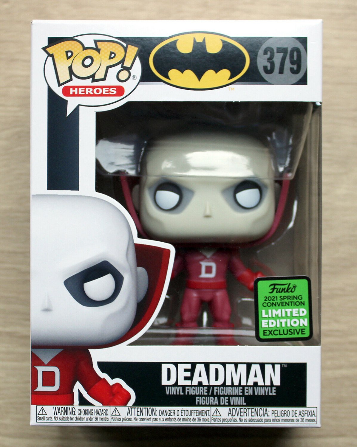 Funko Pop DC Heroes Deadman ECCC + Free Protector