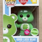 Funko Pop Care Bears Good Luck Bear Flocked ECCC + Free Protector
