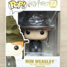 Funko Pop Harry Potter Ron Weasley With Sorting Hat + Free Protector