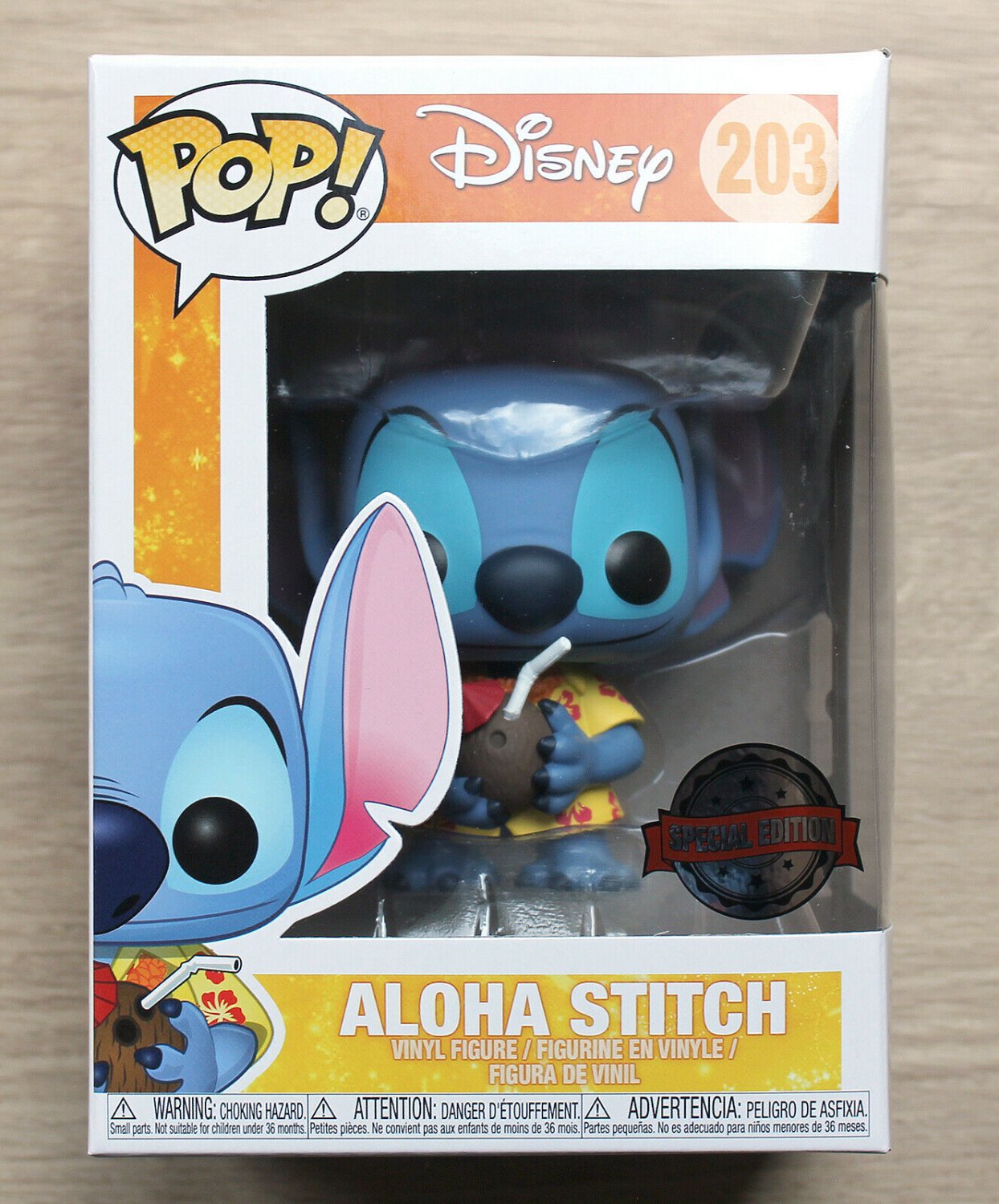 Funko POP Aloha Stitch - Lilo & Stitch - Édition Exclusive - Neuf Sous Boîte