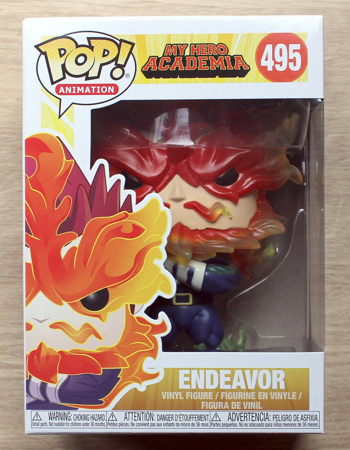 Funko Pop My Hero Academia Endeavor + Free Protector