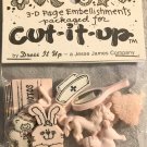 Cut It Up By Dress It Up by Jesse James Buttons It's A Girl Button Pack # 336