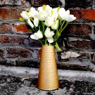 Antique Hand Crafted Metal Flower Vase for Home Decoration 12 Inch